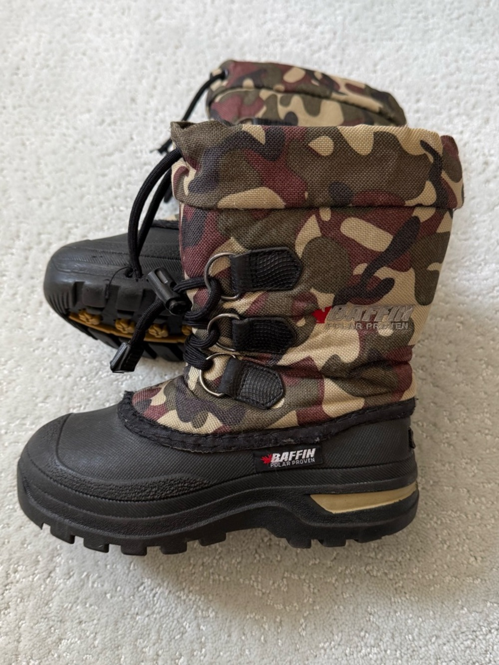 Baffin Kids Camo Snow Boots size 12 - Picture 3 of 5